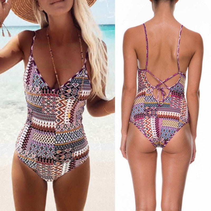 Bohemian Strappy One Piece